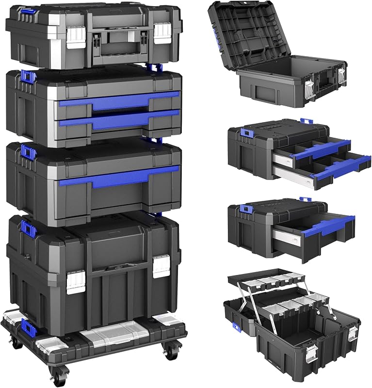 Rolling Tool Cart with Drawers